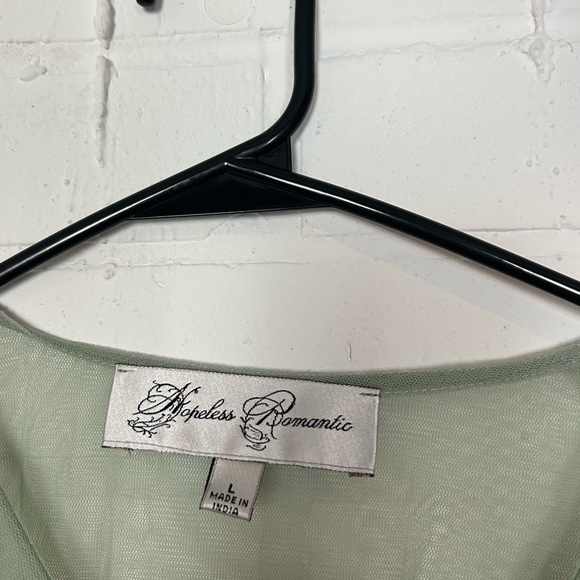 Hopeless Romantic Tiered Stunning Green Dress - Picture 6 of 6